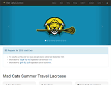 Tablet Screenshot of madcatslax.org